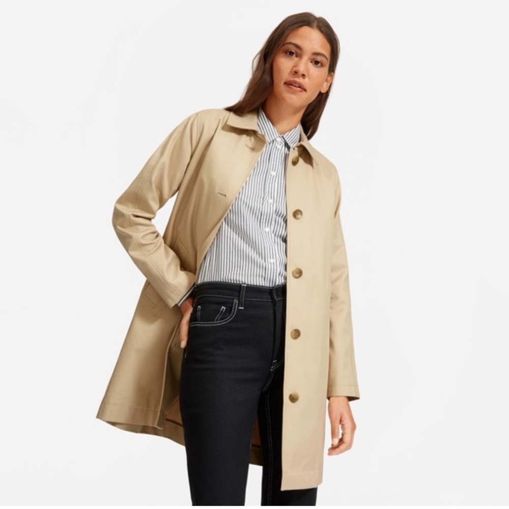 Everlane MAC coat in cornstalk